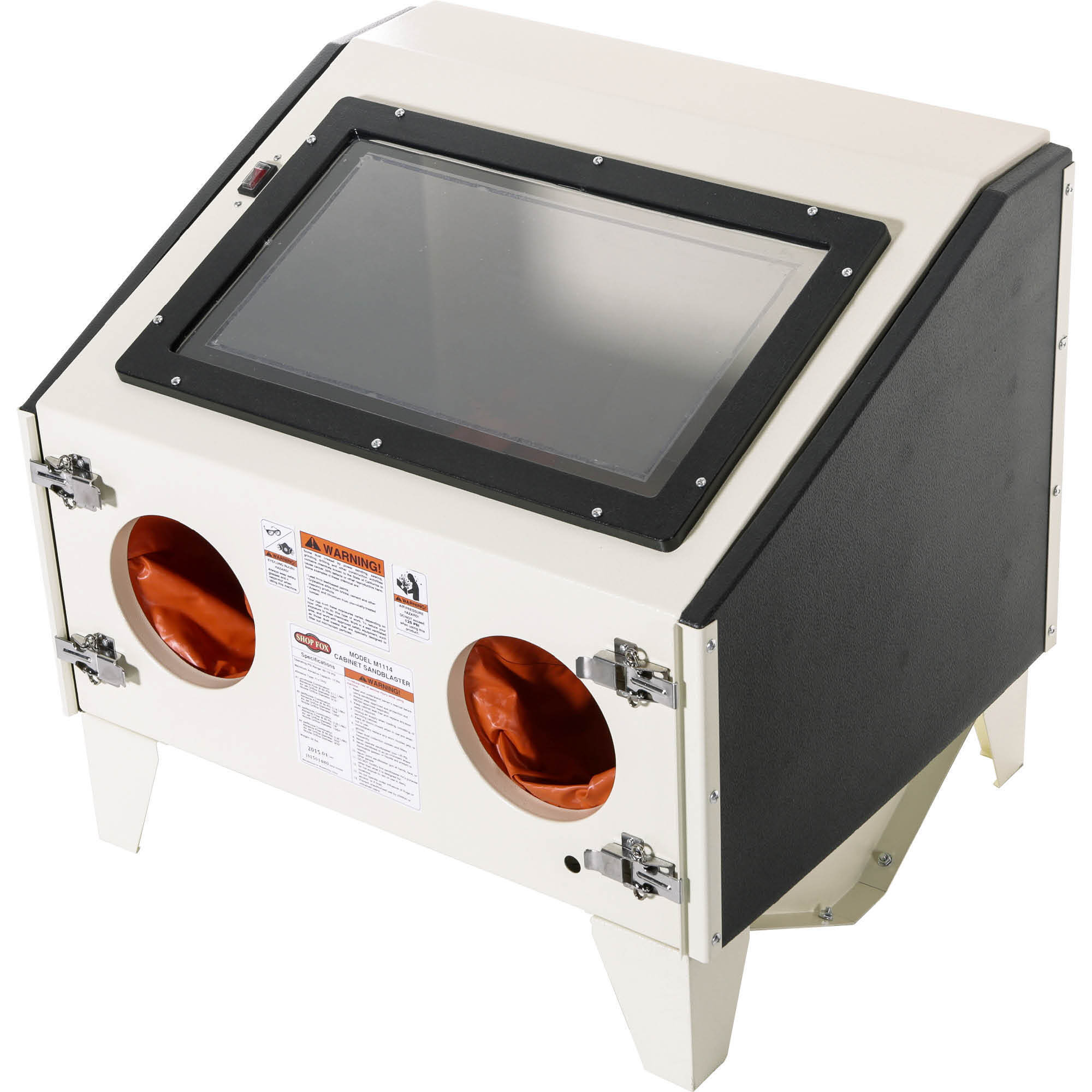 Grizzly Benchtop Sandblast Cabinet, 100 Max. PSI, 14 CFM, Model# M1114